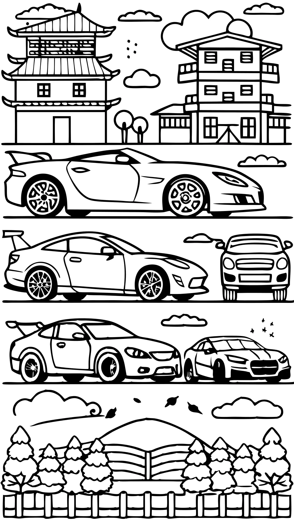 coloring pages gtr